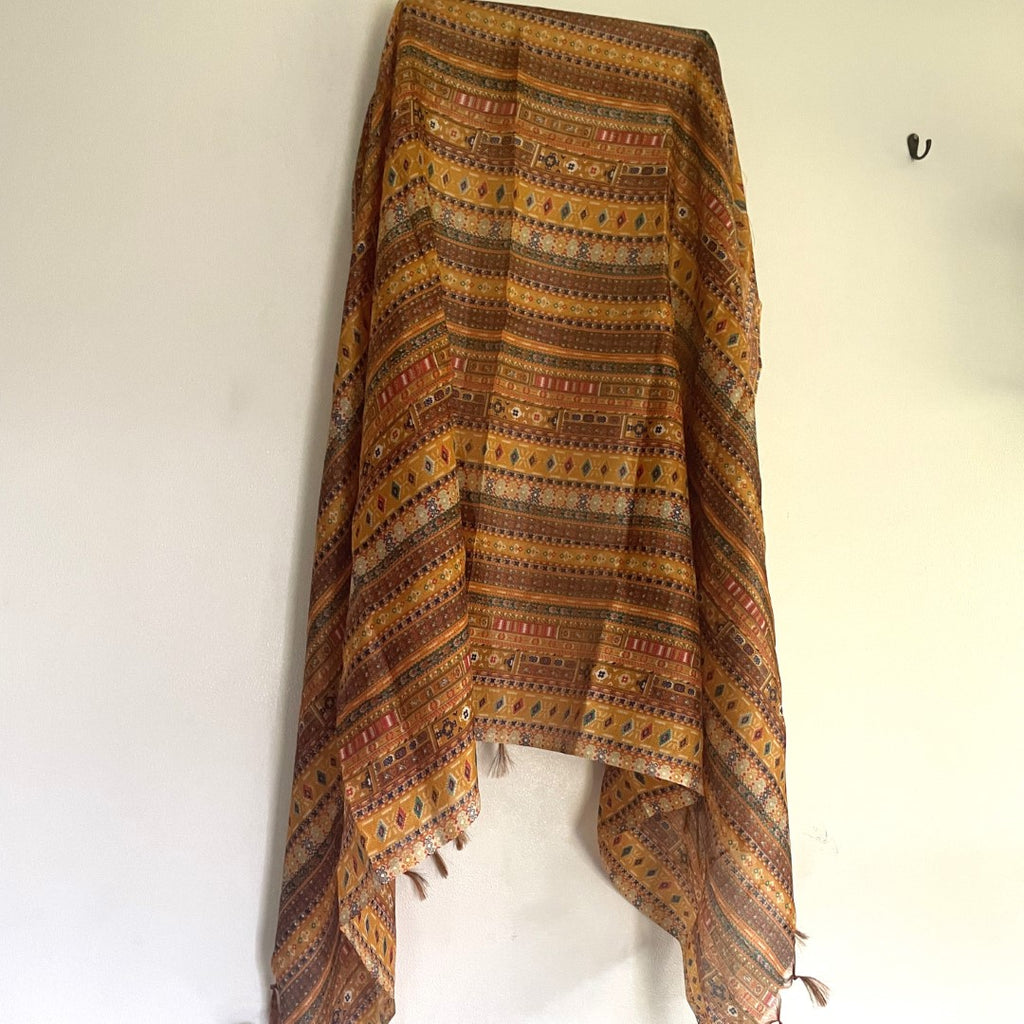 Printed Indian dupatta