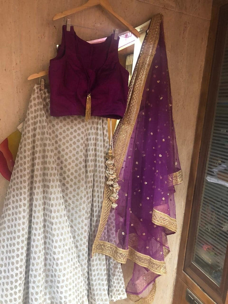 Custom Lehenga choli Dupatta Indian Designer Lengha Custom Stitched Made to order for women exclusive wedding party wear ethnic dress - Neel Creations By Saanvi
