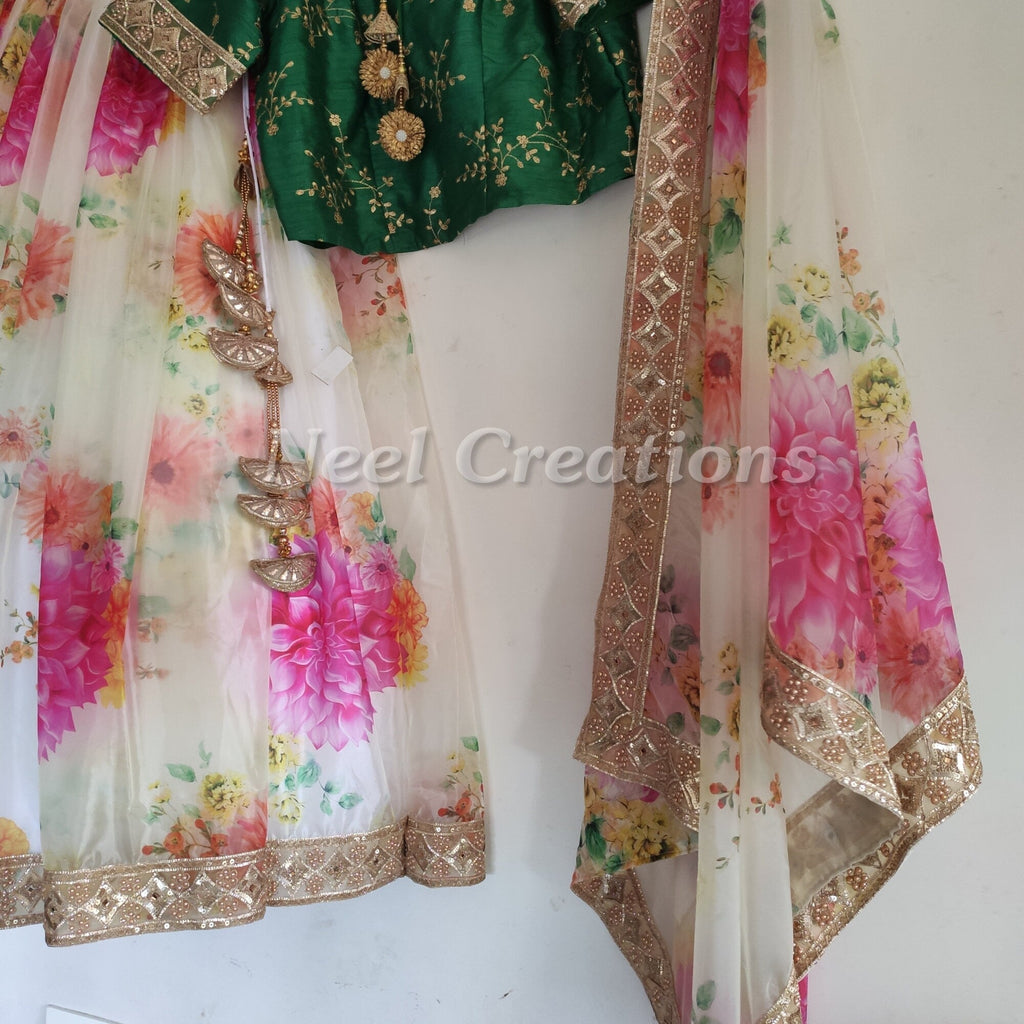 BridalTrunk - Online Indian Multi Designer Fashion Shopping Astha Narang  RED PRINTED LEHENGA