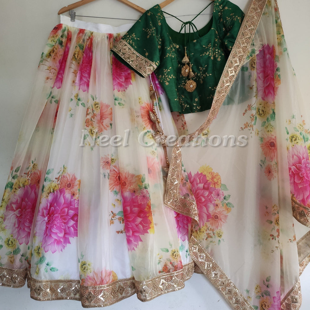 Sabyasachi Designer Lehenga Choli Print With Sequins Embroidered & Mirror  Work Wedding Lehenga Choli Party Wear Lehenga Choli Girl Wedding - Etsy
