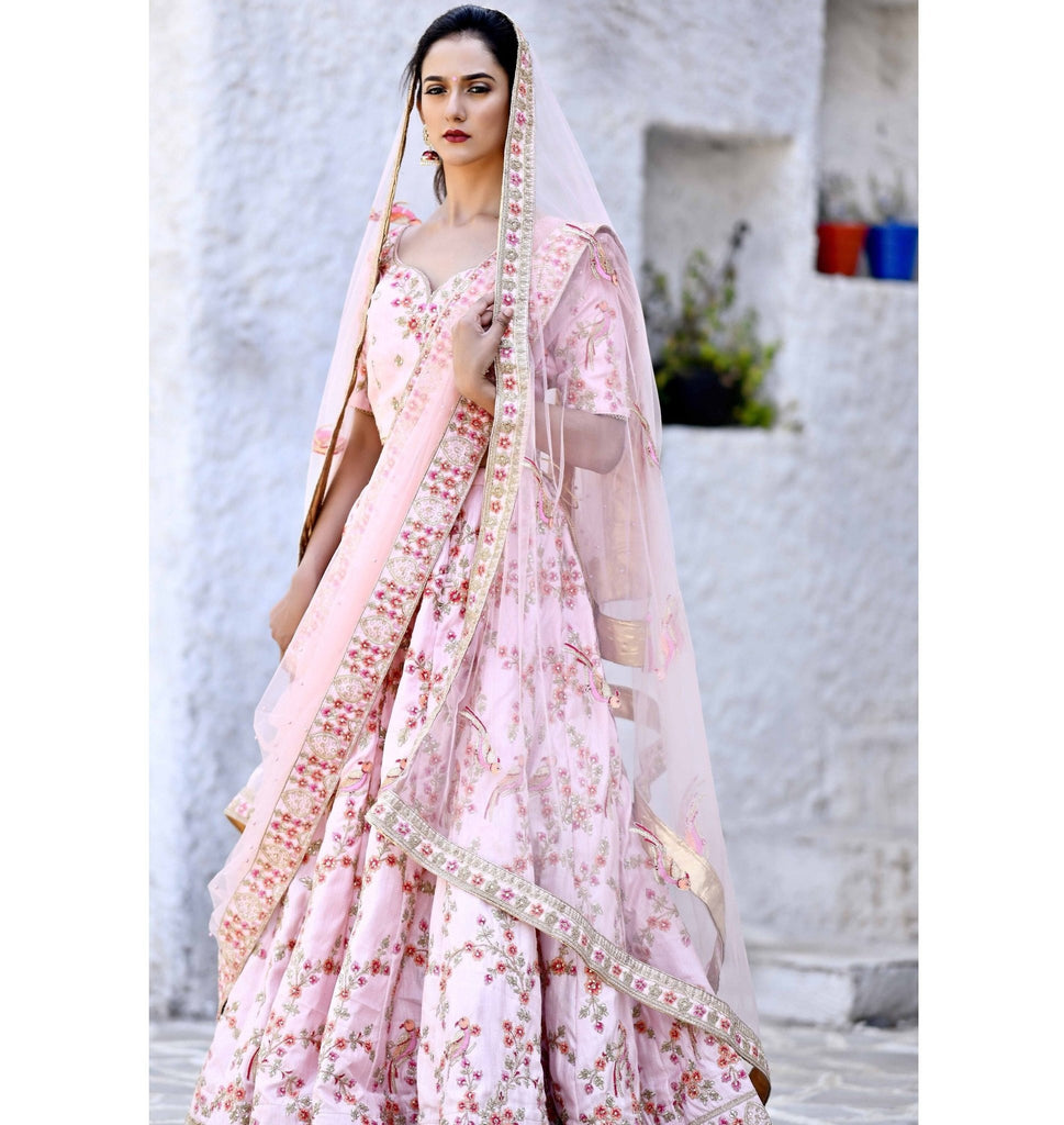Indian Designer Bridal Wedding Party Wear Lehenga Choli Dupatta For Women Custom made Beautiful Lengha - Neel Creations By Saanvi