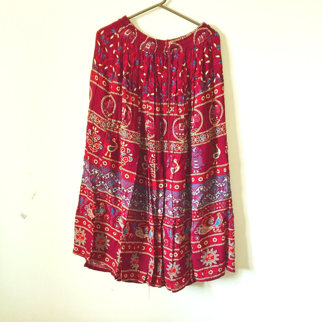 Long skirt | Indian skirt | Maxi boho skirt for women | Dance skirts for girls - Neel Creations By Saanvi